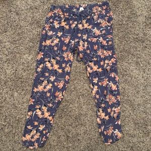 Roxy floral jogger pants